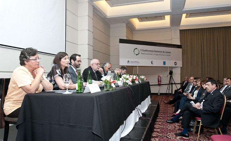 Quinta Conferencia Nacional de Jueces: fotos del panel Las decisiones judiciales y la estabilidad de los jueces