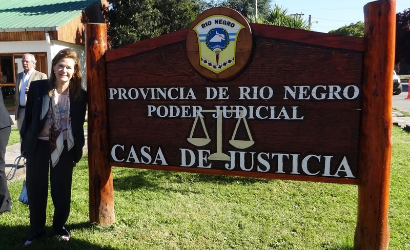 Highton particip del 10 aniversario de la primera Casa de Justicia de la provincia de Ro Negro