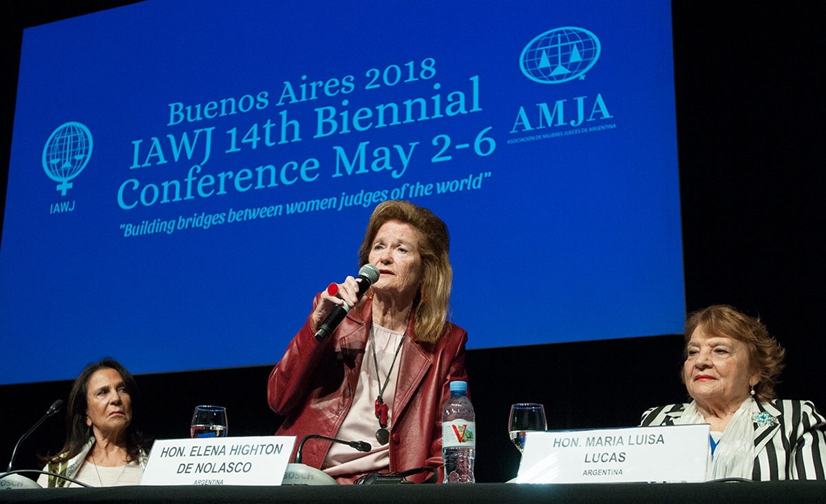 Highton disert sobre las polticas de gnero de la Corte Suprema entre 1000 juezas del mundo