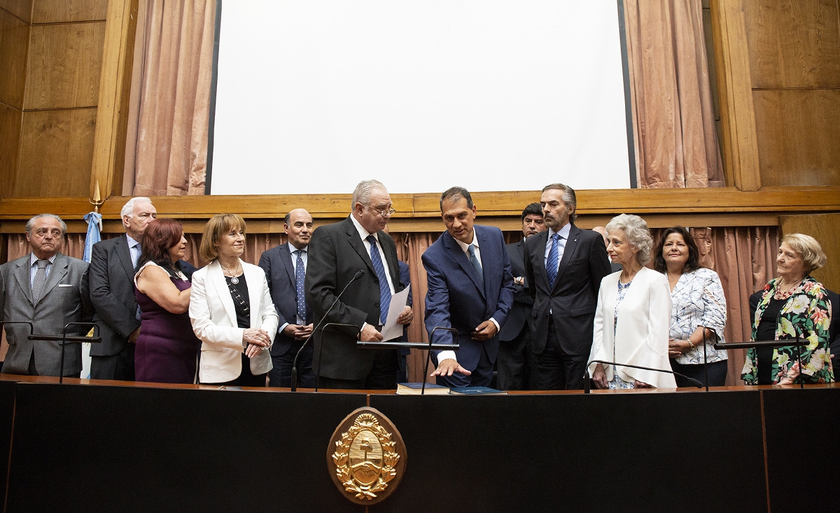 Carlos Javier Carbajo jur como juez de la Cmara Federal de Casacin Penal