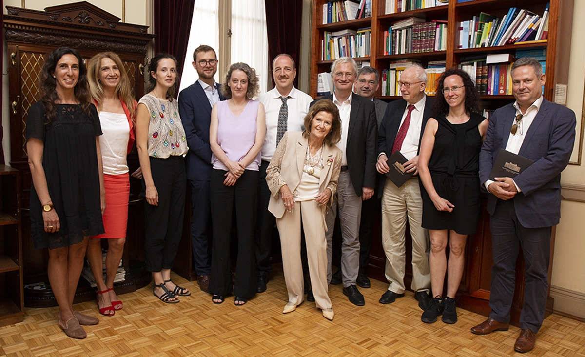 Visita de profesores alemanes a la Corte Suprema