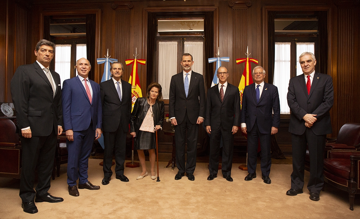 La Corte Suprema recibi al rey Felipe VI de Espaa