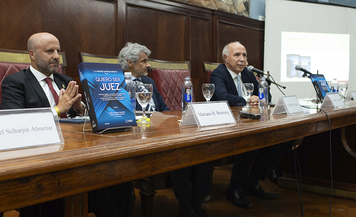 El juez Mariano Borinsky present� su libro Quiero ser juez